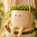 Cute Swing Resin Planter Pot for Indoor/Outdoor Plants | Swing Joy Planter by PotPop
