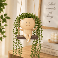 Cute Swing Resin Planter Pot for Indoor/Balcony Plants | Swing Buddy Planter by PotPop